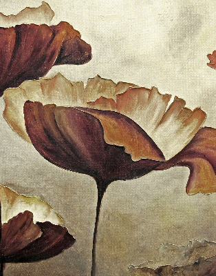 Estor opaco de flores