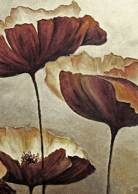 Estor opaco de flores