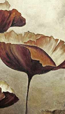 Estor opaco de flores