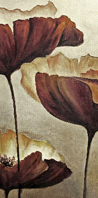 Estor opaco de flores