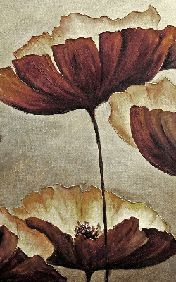 Estor opaco de flores