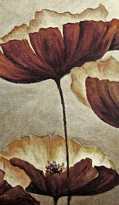 Estor opaco de flores