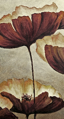 Estor opaco de flores