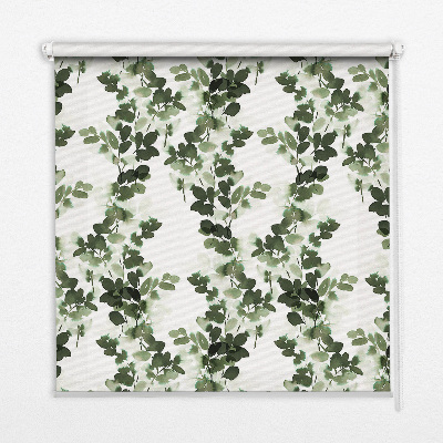 Estor decorativo con hojas