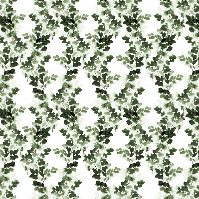 Estor decorativo con hojas
