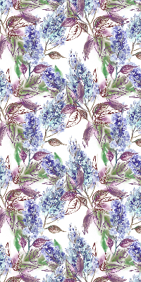 Estor decorativo con flores de verano