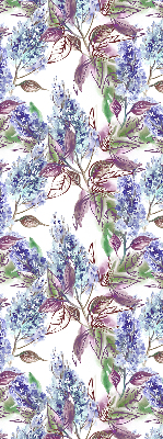 Estor decorativo con flores de verano