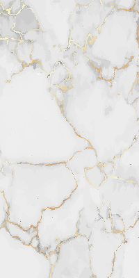 Estor decorativo con acabado de mármol blanco