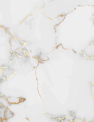 Estor decorativo con acabado de mármol blanco