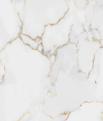 Estor decorativo con acabado de mármol blanco
