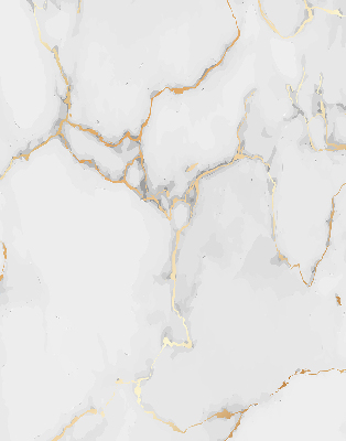 Estor decorativo con acabado de mármol blanco
