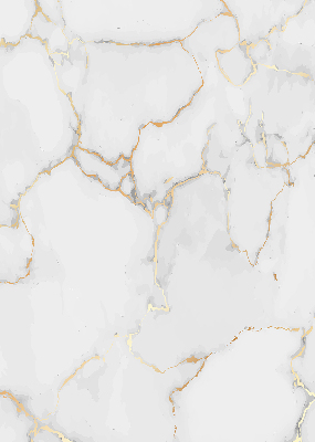 Estor decorativo con acabado de mármol blanco