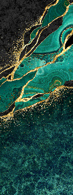Estor opaco de color mármol verde
