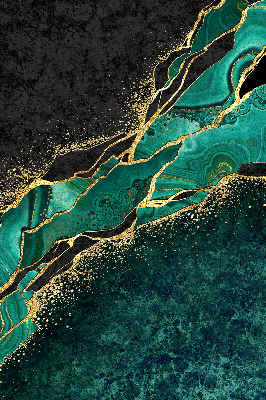 Estor opaco de color mármol verde