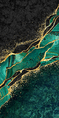 Estor opaco de color mármol verde