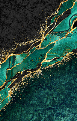 Estor opaco de color mármol verde
