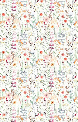 Estor opaco de flores coloridas
