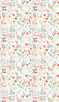 Estor opaco de flores coloridas