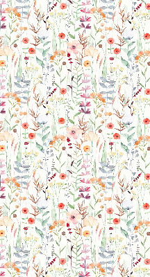 Estor opaco de flores coloridas