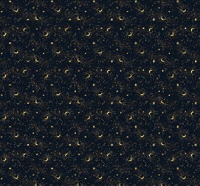 Estor decorativo luna y estrellas
