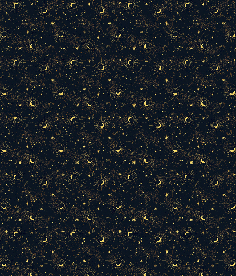 Estor decorativo luna y estrellas