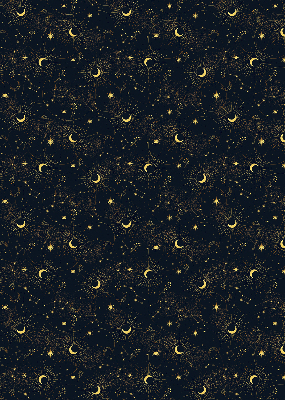 Estor decorativo luna y estrellas