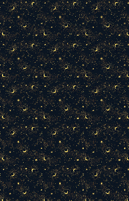 Estor decorativo luna y estrellas