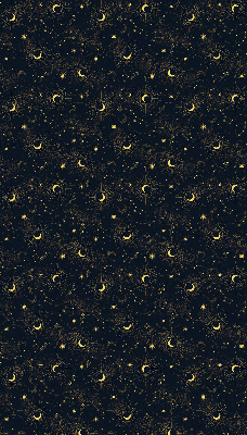 Estor decorativo luna y estrellas