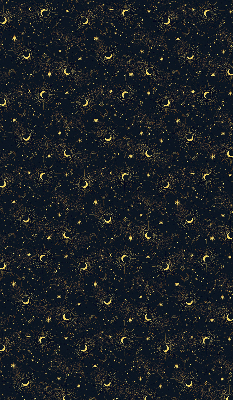 Estor decorativo luna y estrellas