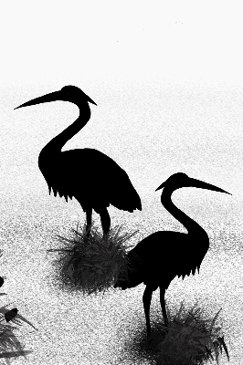 Estor opaco garzas