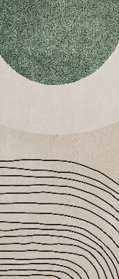 Estor decorativo de abstracción