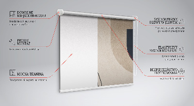Estor decorativo de abstracción