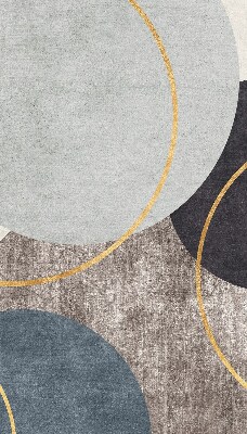 Estor decorativo con diseño de abstracción