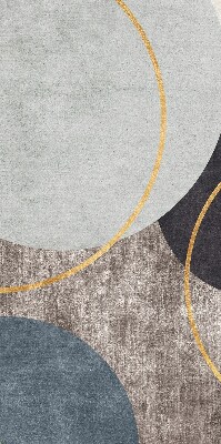 Estor decorativo con diseño de abstracción