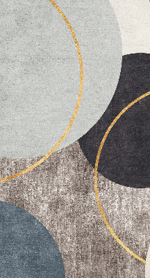 Estor decorativo con diseño de abstracción