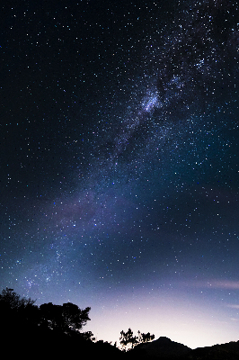 Estor opaco cielo estrellado