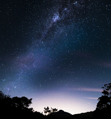 Estor opaco cielo estrellado