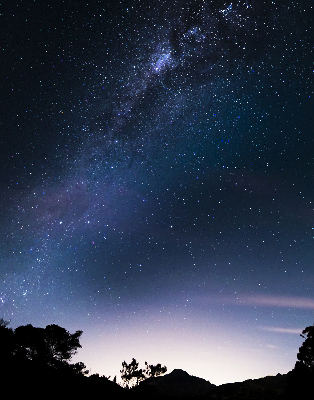 Estor opaco cielo estrellado