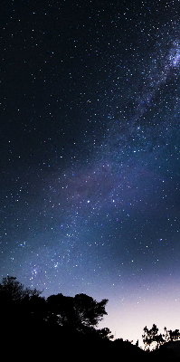 Estor opaco cielo estrellado