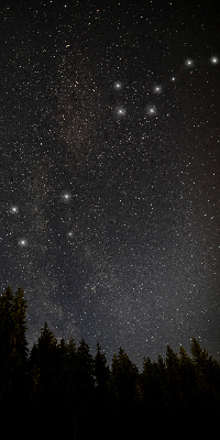 Estor decorativo estrellas en el cielo