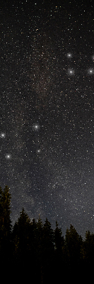 Estor decorativo estrellas en el cielo