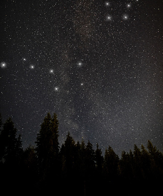 Estor decorativo estrellas en el cielo