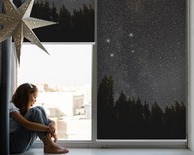 Estor decorativo estrellas en el cielo