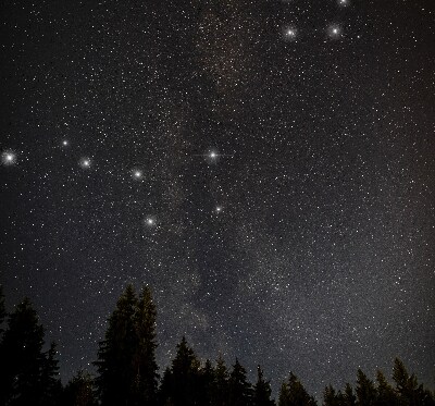 Estor decorativo estrellas en el cielo