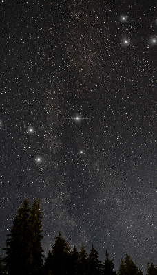 Estor decorativo estrellas en el cielo