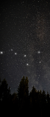 Estor decorativo estrellas en el cielo