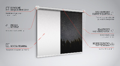 Estor decorativo estrellas en el cielo