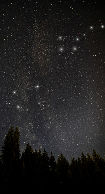 Estor decorativo estrellas en el cielo