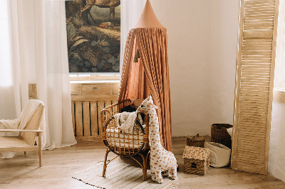 Estor decorativo con estampado de animales en el bosque