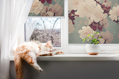 Estor opaco de flor de cerezo